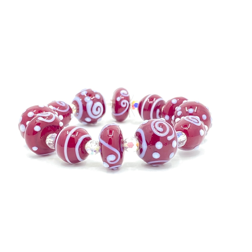 Hand Blown Venetian Glass Bracelet